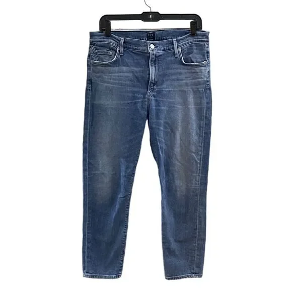 Citizens of Humanity Womens Blue Rocket Crop High Rise Skinny Jeans - Picture 2 of 11